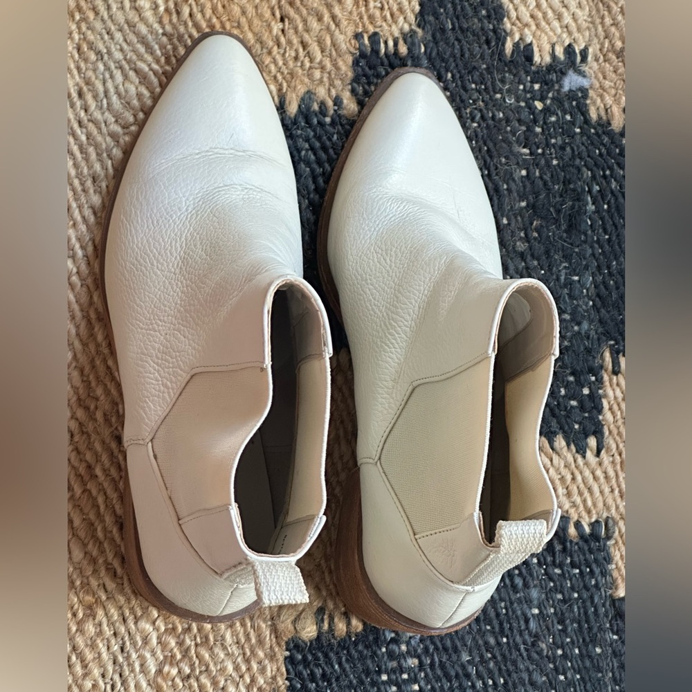 Chinese Laundry Filip Ankle Boots 7.5 Bone Ecru White - Picture 9 of 9